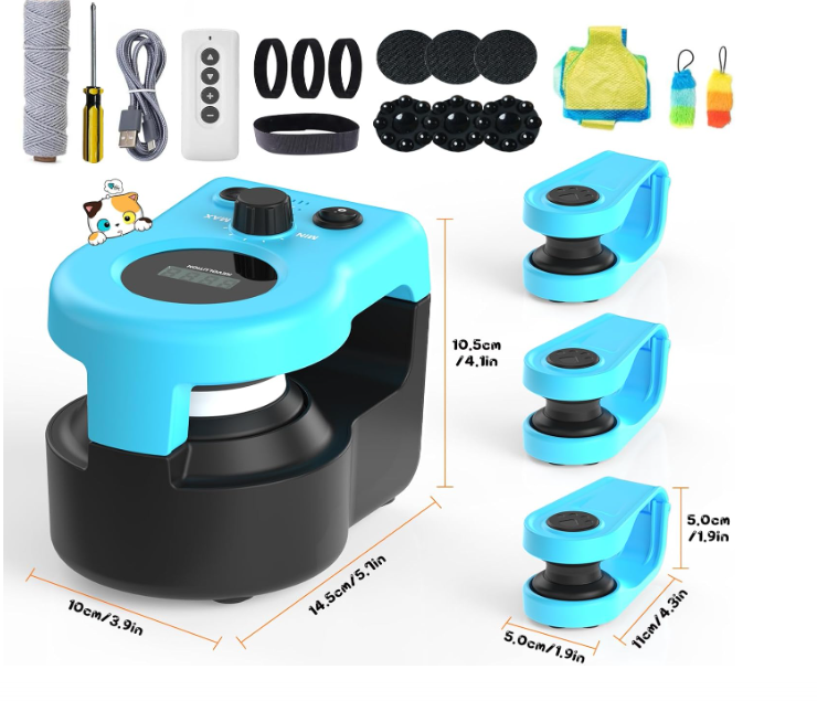 Revolutionize Your Cat's Playtime with the Adjustable Speed Cat Wheel Exerciser - Interactive Indoor Treadmill for Endless Fun!