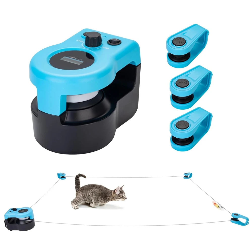 Revolutionize Your Cat's Playtime with the Adjustable Speed Cat Wheel Exerciser - Interactive Indoor Treadmill for Endless Fun!